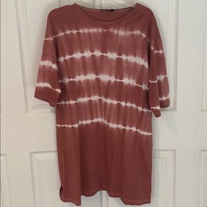 NASTY GAL Tie-Dye T-shirt Dress